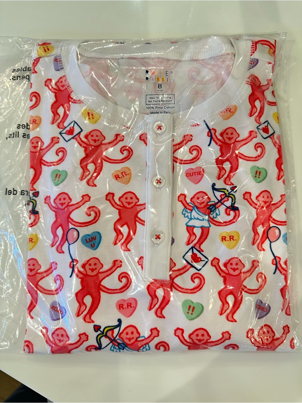 Roller Rabbit Be My  Monkey kids Pajama Set